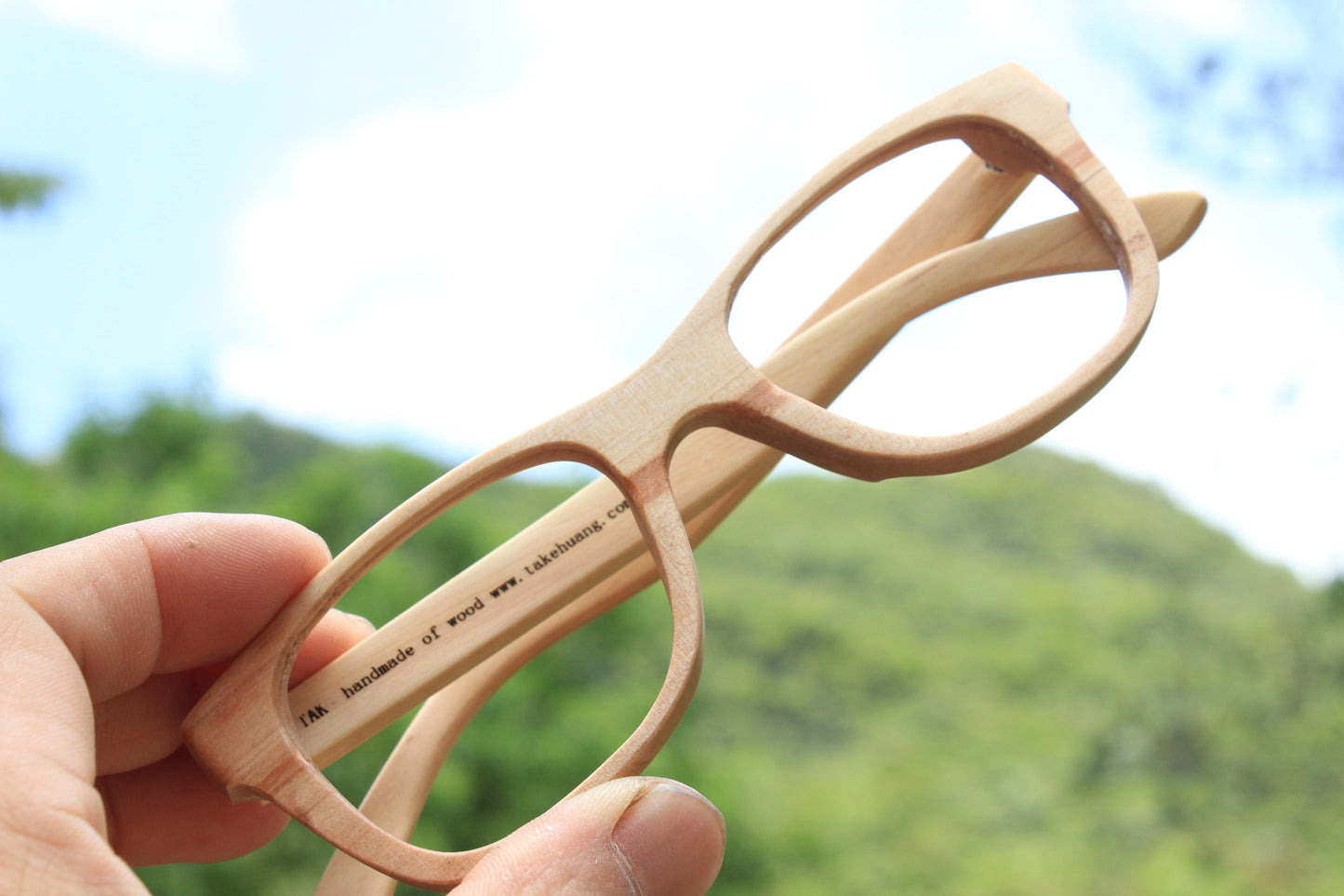 MJX1055 wood eyeglasses